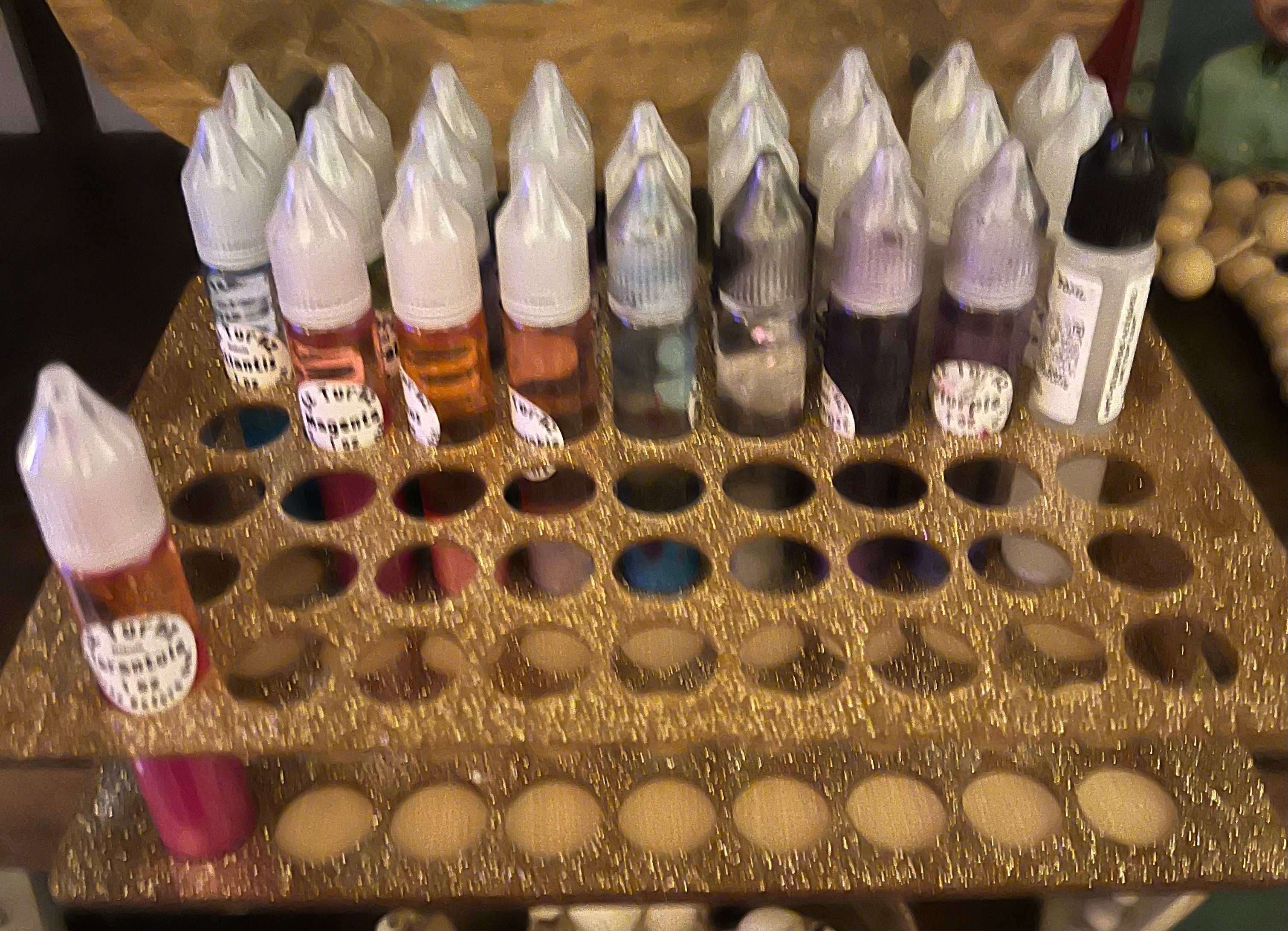 Ink Rack (54 Tall Round Bottles)