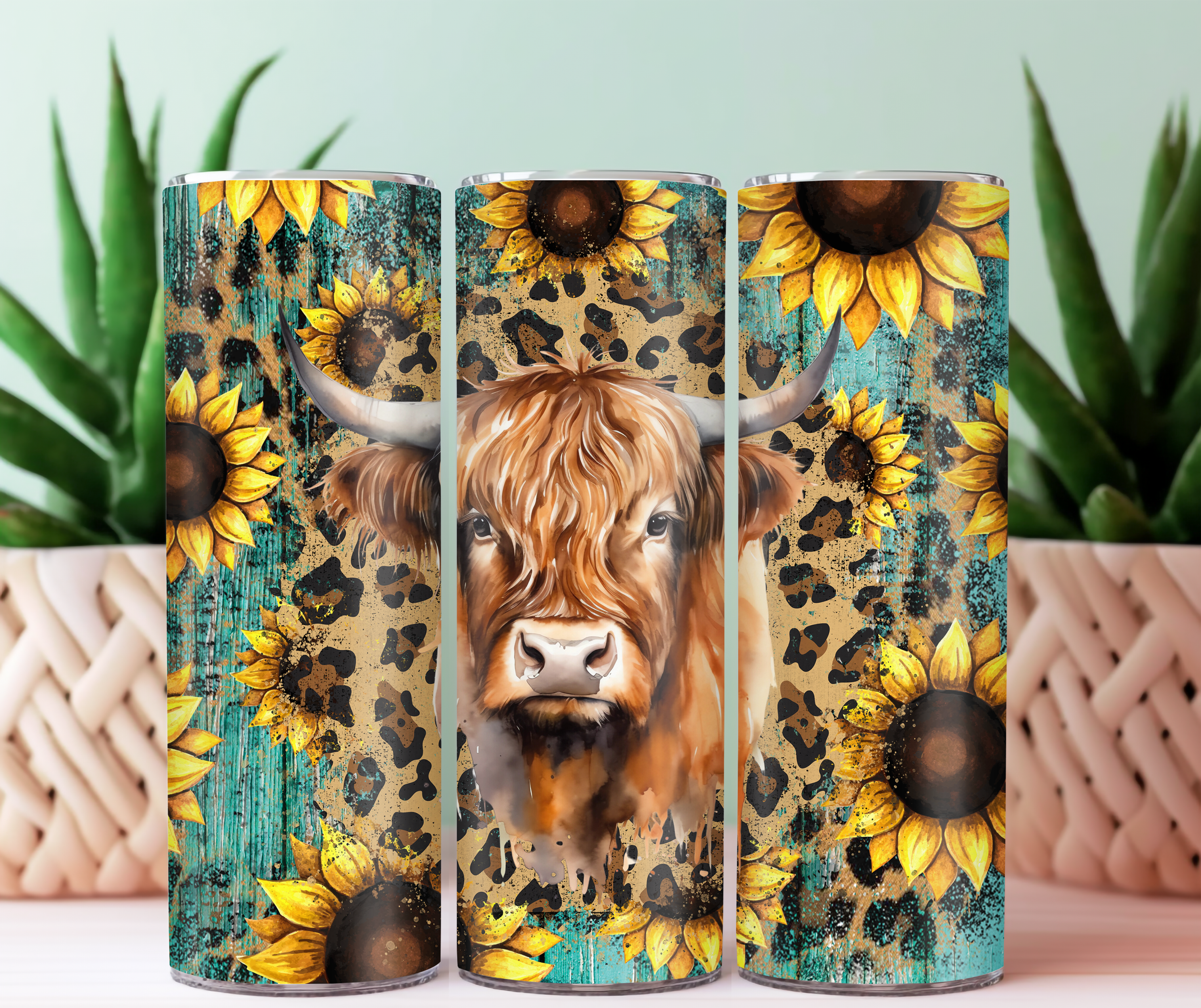 Leopard Highland Cow